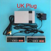 고전게임기 가정용오락기 가정용오락실게임기 1개박스 클래식 8비트 내장형 620 비디오 게임 미니 온 가족 레크리에이션 및 파티용 콘솔, 검은색