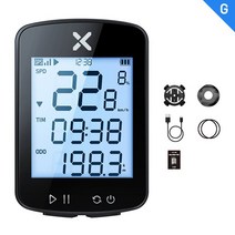 자전거 라이더 바이크 킥보드 스피드 속도계 Xoss G G2 플러스 컴퓨터 GPS 세대 사이클링 무선 추적기 주행 거리계 도로 MTB 개미 새 버전, [01] G