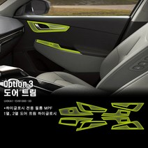 울트라가드 PPF IPF 기아 EV6 전용 실내 내장재 보호필름 (네비게이션 공조기 대시보드) 셀프 DIY, 3. 도어 트림 세트