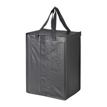 이케아 딤파 분리수거가방 35L 다크그레이 22x35x45cm 폴리프로필렌 최대하중15kg, 투명, 1개