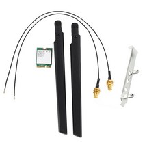 듀얼 밴드 무선 AC 1730 데스크탑 키트용 9560 Mbps 블루투스 5.0 802.11Ac M.2 CNVI 9560NGW 와이파이 카, 한개옵션0