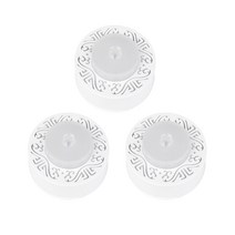 포시즌 LED 원형 동작감지 센서등 주황빛 3p 1set