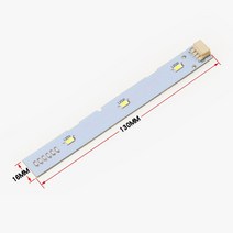 컴퓨터부품 1Pcs 냉장고 LED 램프 백라이트 바 스트립 Haier BCD-575WDBI 0064001827 전면 도어 냉동고 부품