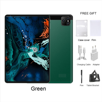 qr코드단말기 인강용태블릿 태블릿 p80 lpad pro 8 인치 태블릿 6gb ram, 초록