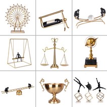 정의의여신상 법률사무소 다양한 장식 오브제 동상, 큰 그네