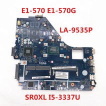 Mainboard For E1-570 Laptop Motherboard Z5WE1 LA-9535P With SR0XL I5-3337U CPU GT740M Intel HM77 DDR, 한개옵션0