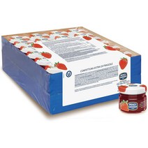 이탈리아 맨즈앤가서 Menz & Gasser 100% 이탈리아산 1회용 프리미엄 딸기잼 48병x28g, 4팩