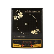 와이어 컨트롤 임베디드 전기 자기 인덕션 쿠커 호브 버너 상업용 냄비 난방 스토브 플레이트 히터 난로, [01] Black, [04] AU