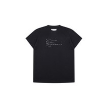 [메종마틴마르지엘라] [MAISON MARGIELA] 여성 이모티콘 로고 크루넥 반팔티 블