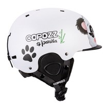 자전거 헬멧 COPOZZ일체형 만화 어린이 스키 야외 스포츠 보호 스노우보드 여성 장비, 7.Panda  M5458