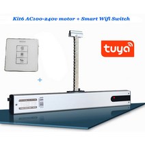 스위치 자동 AC 400MM 체인 조정 가능한 창 액추에이터 자동 열기 채광창 모터 온실 드라이버 옵션 Alexa G, [06] Kit6