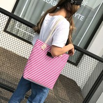 엘비오 깔끔한 단가라 캔버스백 에코백 숄더백