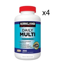 커클랜드 데일리 멀티비타민&미네랄 500정 4팩