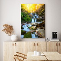 풍수아트 06.[I]금전운 폭포 | 캔버스액자 80호[97x145.5cm]