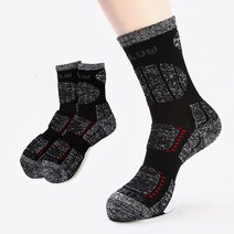 소확행몰 국산 남녀 스포츠 쿨맥스 기능성 아웃도어 발로우 등산양말, 남성용-흑색
