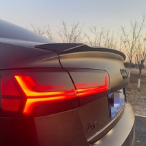 저렴한 새로운 디자인 Audi A6 C7 스포일러 2012 2013 2014 2015 2016 2017 2018 원래 자동차 ABS 플라스틱, 04 ibis white, 04 ibis white