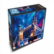 학산문화사 랜드마크 500pcs 타워브리지의 우주쇼 +미니수첩제공, 편집부