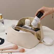 대용량 여성 예쁜 가죽 화장품 파우치 가방 메이크업 네일 정리함 미니 여행용 멀티 수납 박스 소지품 이너백 상자