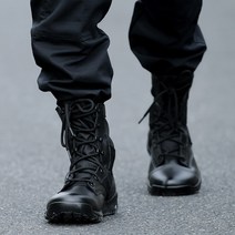 남성 특전사 전술 워커 방패랑 초경량화 하이탑 등산화 훈련화