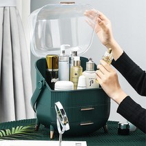 깔끔한 화장대 오거나이저 백화점 진열대 커버 원룸, 1개, 화이트