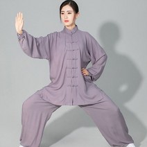 태극권복 USHINE 유니섹스 중국어 번체 의류 6 색 긴 소매 무술 태극권 쿵후 유니폼 운동복