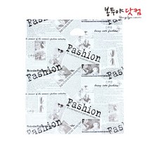 봉투야닷컴 HDPE 45호 (45x54cm) 100장 비닐쇼핑백, 패션-화이트