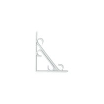 작은손가구철물 벽걸이 선반대 고정브라켓, 6.화이트(중)