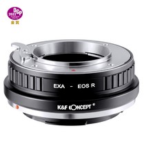 K F CONCEPT EXA-EOS R EXA 렌즈-EOS RF 마운트 카메라 어댑터 링-EXA 렌즈-캐논 EOS R3 RP R5 R6, [01] Black