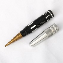 핸드리머 4-12mm 스텝형 송곳 센터펀치 홀작업 리머, 1개