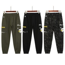 AAPE 패션 데일리 캐주얼 우븐 팬츠