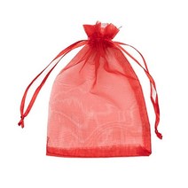 비슈몰유통 과일 열매 보호 메쉬 망 가방 주머니 레드 20CM 30CM 10개