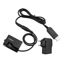 Andoer ACK-E10 5V USB 더미 배터리 DC 커플러 전원 어댑터 Canon EOS Rebel T3/T5/T7/T100/Kiss X50/1100D, [01] CHINA, [01] EU Adapter