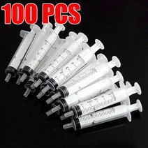 홈베이킹도구 제과제빵도구 아니 바늘 5 10 20 50 100pcs 재사용 가능한 5ml 수경법 플라스틱 영양소 건강 측정 영양소 주사기 도구 샘플러 주사기, 20개입 5ml