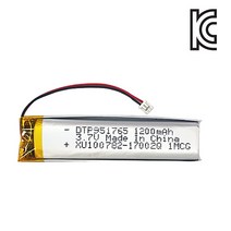 [리튬폴리머] DTP 951765 3.7V 1200mAh, 1개