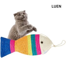 LUEN 라페폰 스크래쳐 고양이 애 묘 반려 동물 애완 장난감 흥미 유발 가정 매장 업소 인테리어, 단일