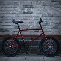 고정 기어 20 인치 휠 자전거 후방 라이딩 학생 미니 BMX 고 탄소강 프레임 싱글, [01] 20inch(150-180cm), 16 16_01 20inch(150-180cm)