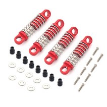 금속 충격 흡수기 스티어링 컵 CVD 스윙 암 업그레이드 슈트 Wltoys P929 K979 1/28 RC Car Sare Parts, 05 Red shock absorber
