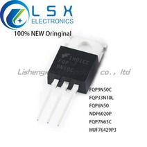 주식 FQP33N10L FQP6N50 NDP6020P FQP7N65C HUF76429P3 TO220 10 개, 03 NDP6020P