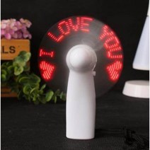 미니 LED 다채로운 조명 휴대용 선풍기 배터리 전원 스트랩 LED 깜박이 팬, 빨간, 협력사