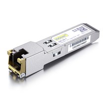 10Gtek 1.25G SFP-T 1000BASE-T 동 트랜시버 Cisco SFP-GE-T용, 2-pack