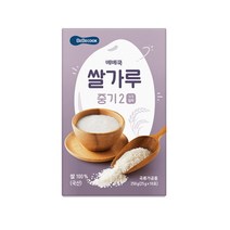 베베쿡 쌀가루 중기2 (7-8개월)(25gX10포)