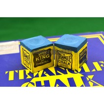 당구가방 당구큐가방 삼각형 마스터 풀 당구 스누커 초크 큐브 4 개 그린/블루/레드/그레이, 트라이앵글 블루