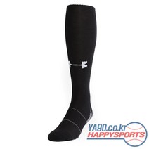 [당일출고][언더아머] 야구 양말 1270244 (블랙), 블랙