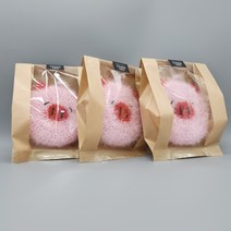 핸드메이드 복돼지 수세미세트 (3개입)