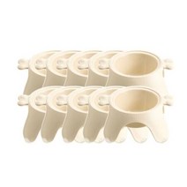 강아지식기 손잡이 요가식기 M 아이보리 10P 밥그릇, 샤이닝데이즈 본상품선택