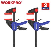 WORKPRO 우드 클램프 세트 6 인치/150mm 목공 용 퀵 릴리스 한손 작동, CHINA, Dia.650-700 미리메터