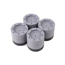 방진고무패드 고무발 스프링 진동 방지 4피스 세탁기 진동 방지 패드 고무 매트 건조기 냉장고 베이스 고, 04 4pcs 6cm