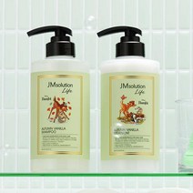 제이엠솔루션라이프 디즈니 어텀 바닐라 퍼퓸 헤어 케어 세트 (샴푸500ml+트리트먼트500ml) 스위트 바닐라향, 단품
