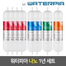 워터피아 나노케어 정수기필터 세트 [11인치], 02_11인치_양방향_나노필터_1년세트