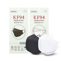 브랜드없음 [MMK]KF94 미세먼지/황사 마스크, 블랙
